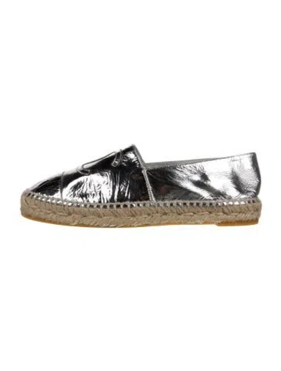 Pre-owned Chanel 2019 Interlocking Cc Logo Espadrilles