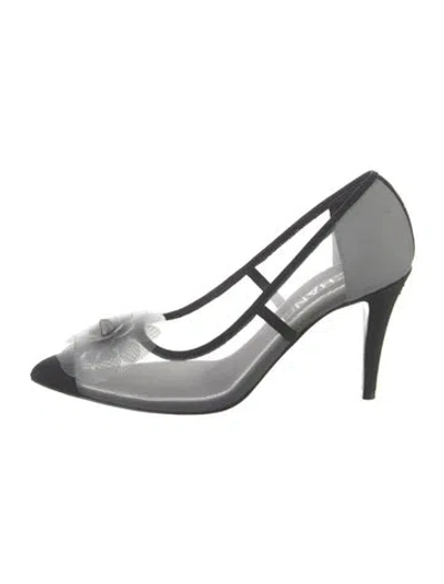 Pre-owned Chanel 2019 Interlocking Cc Logo Pumps In Gray