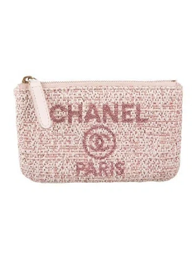 Pre-owned Chanel 2019 Interlocking Cc Logo Wallet