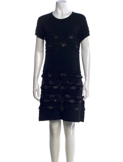 Pre-owned Chanel 2019 Knee-length Dress In Black