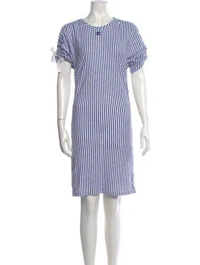 Pre-owned Chanel 2019 Knee-length Dress In Blue