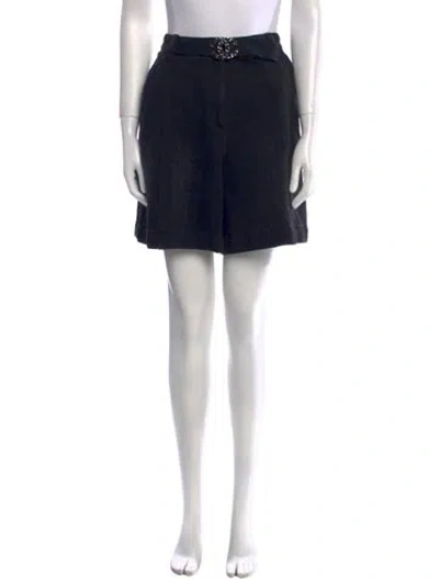 Pre-owned Chanel 2019 Knee-length Shorts In Black