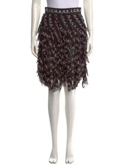 Pre-owned Chanel 2019 Knee-length Skirt In Black