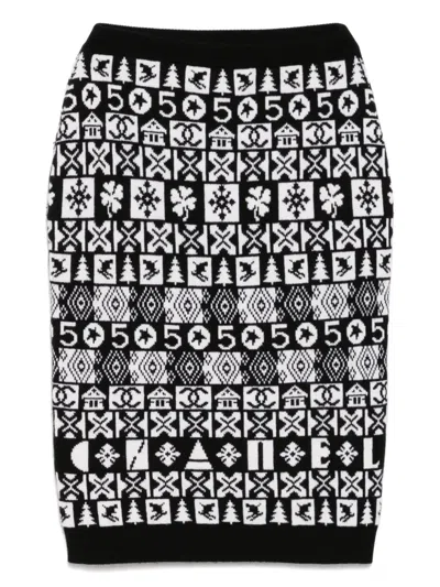 Pre-owned Chanel 2019 Knitted Skirt