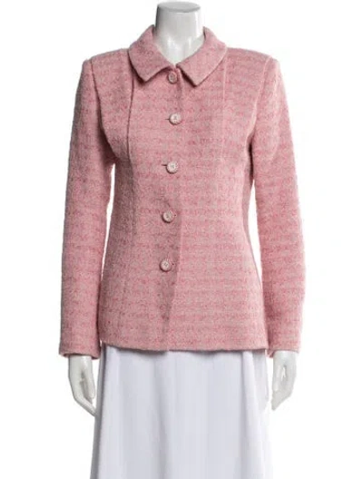 Pre-owned Chanel 2019 La Pausa Blazer In Pink