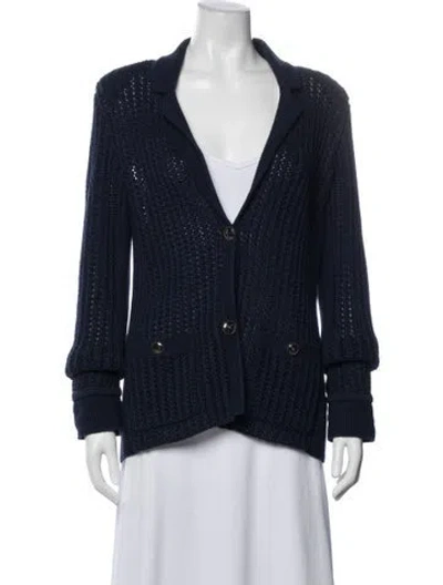 Pre-owned Chanel 2019 La Pausa Jacket In Blue