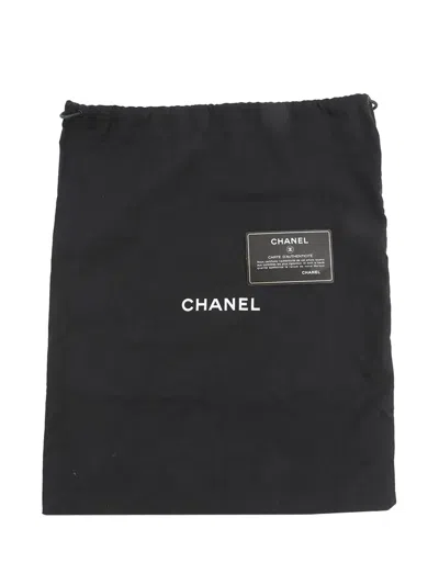 Pre-owned Chanel 2019 Lambskin 19 Round Clutch With Chain Satchel In Black
