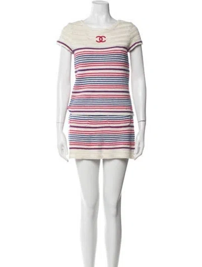 Pre-owned Chanel 2019 Linen Skirt Set