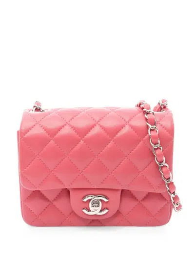 Chanel 2019 Matelassé Mini Shoulder Bag In Pink