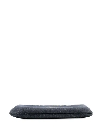 Pre-owned Chanel 2019 Medium Denim Deauville O Case Clutch Bag In Blue