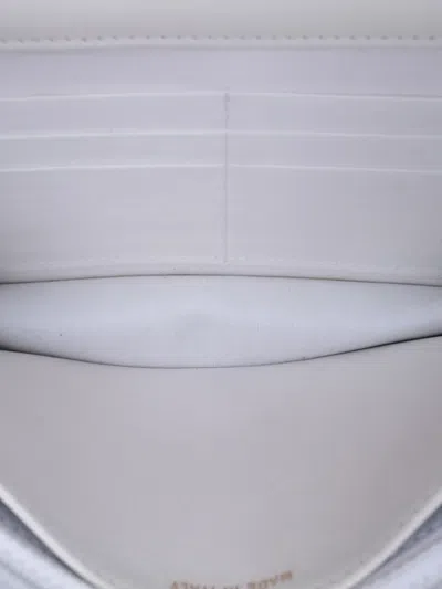 Pre-owned Chanel 2019 Medium Quilted Calfskin Enchained Flap Crossbody Bag In White