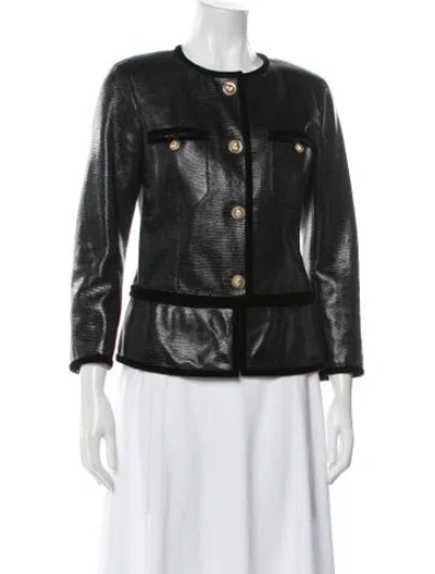 Pre-owned Chanel 2019 Métiers D'art Paris-new York Evening Jacket In Black