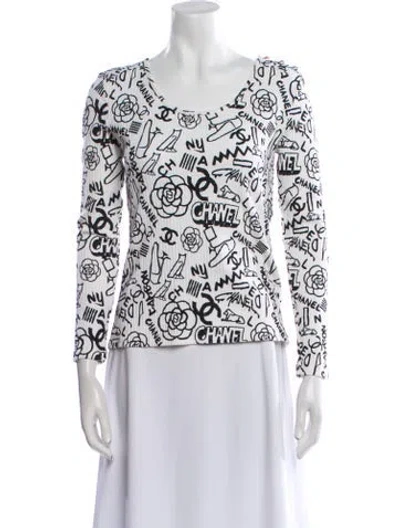 Pre-owned Chanel 2019 Métiers D'art Paris-new York Top W/ Tags In Neutral