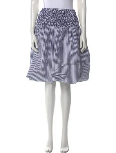 Pre-owned Chanel 2019 Midi Length Skirt In Blue
