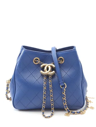 Pre-owned Chanel 2019 Mini Diamond-quilting Chain Bag