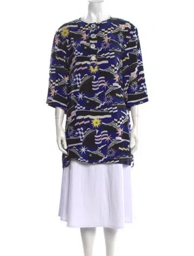 Pre-owned Chanel 2019 Mini Dress In Blue