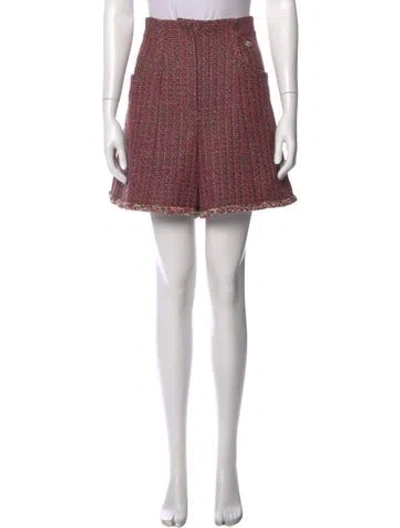Pre-owned Chanel 2019 Mini Shorts In Red