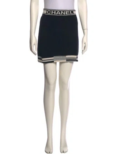 Pre-owned Chanel 2019 Mini Skirt In Black