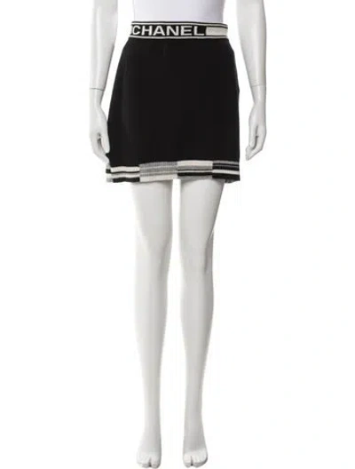Pre-owned Chanel 2019 Mini Skirt In Black