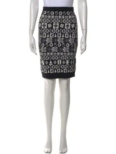Pre-owned Chanel 2019 Mini Skirt In Black