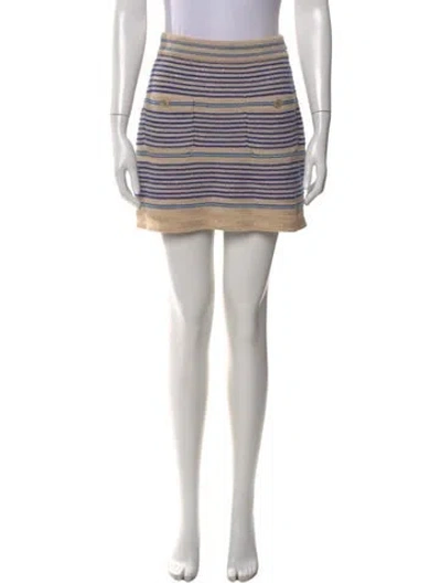 Pre-owned Chanel 2019 Mini Skirt W/ Tags