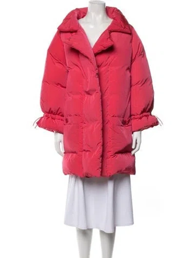Pre-owned Chanel 2019 Nylon Down Coat In Pink