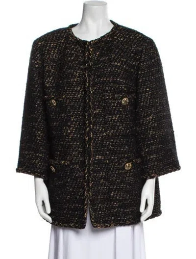 Pre-owned Chanel 2019 Paris-new York Jacket In Black