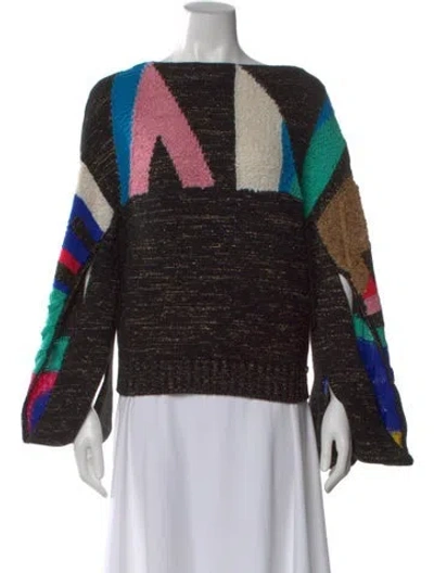 Pre-owned Chanel 2019 Paris-new York Sweater W/ Tags In Black