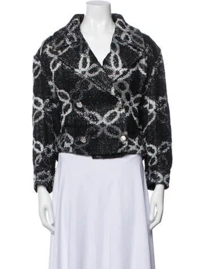 Pre-owned Chanel 2019 Patterned Blazer W/ Tags In Multicolor