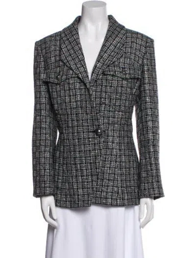 Pre-owned Chanel 2019 Printed Blazer In Multi