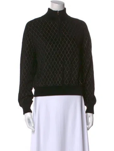 Pre-owned Chanel 2019 Printed Sweatshirt In Black