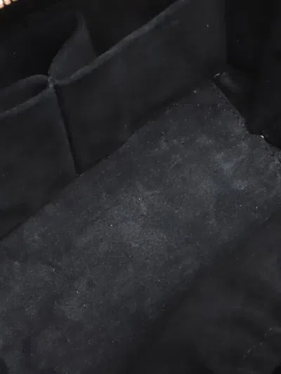 Pre-owned Chanel 2019 Quilted Calfskin Travel Kit Vanity Case Satchel In Black