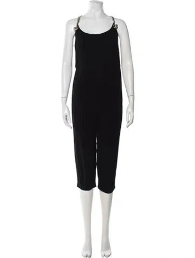 Pre-owned Chanel 2019 Scoop Neck Jumpsuit In Black
