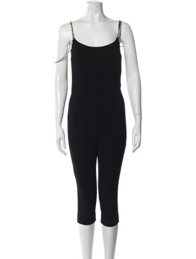 Pre-owned Chanel 2019 Scoop Neck Jumpsuit In Black