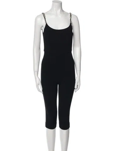 Pre-owned Chanel 2019 Scoop Neck Jumpsuit W/ Tags In Black