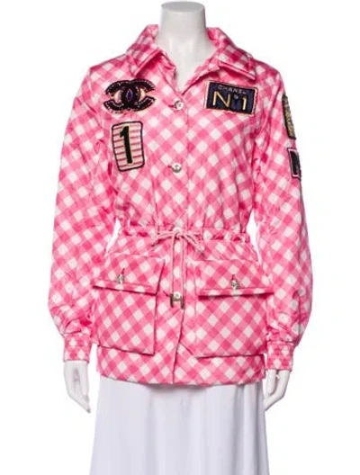 Pre-owned Chanel 2019 Silk Jacket W/ Tags In Multi