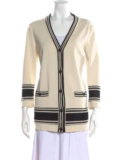 Pre-owned Chanel 2019 Silk Sweater In Neutral