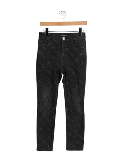 Pre-owned Chanel 2019 Skinny Leg Jeans In Black