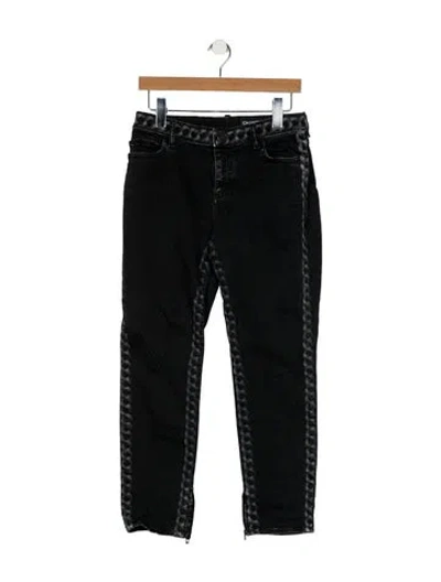 Pre-owned Chanel 2019 Skinny Leg Jeans In Black