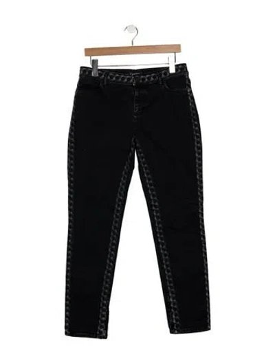 Pre-owned Chanel 2019 Skinny Leg Jeans W/ Tags In Black