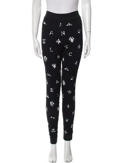 Pre-owned Chanel 2019 Skinny Leg Pants In Blue