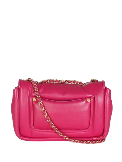 Pre-owned Chanel 2019 Small Flap Bag Chain-strap Shoulder Bag In Pink