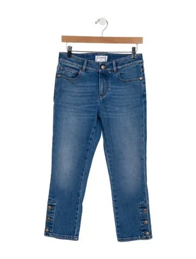 Pre-owned Chanel 2019 Straight Leg Jeans In Blue