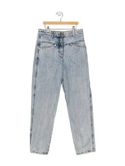 Pre-owned Chanel 2019 Straight Leg Jeans In Blue