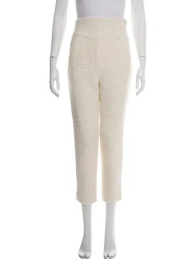 Pre-owned Chanel 2019 Straight Leg Pants In Neutrals