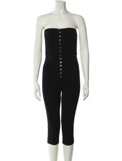 Pre-owned Chanel 2019 Strapless Jumpsuit In Black