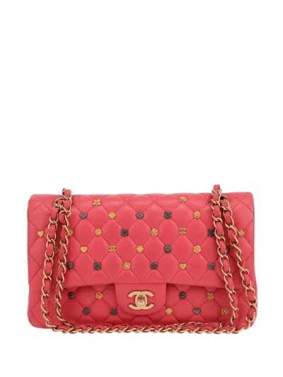 Pre-owned Chanel 2019 Timeless Classic Quilted Leather Handbag In Red