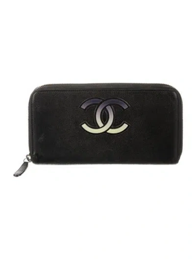 Pre-owned Chanel 2019 Timeless Continental Wallet In Multi