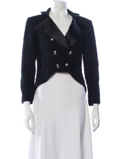 Pre-owned Chanel 2019 Tweed Jacket In Black