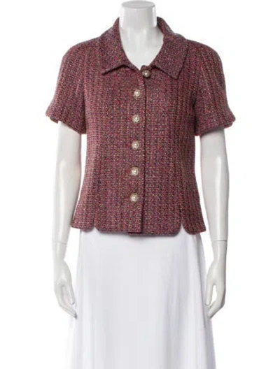 Pre-owned Chanel 2019 Tweed Pattern Jacket In Multi